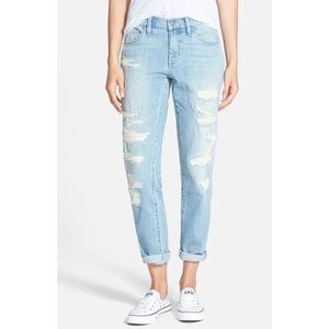 Treasure & Bond Boyfriend Fit Distressed Denim S28